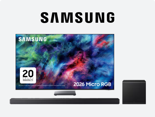 Shop selected Samsung TVs. Get a free soundbar. You’re welcome!