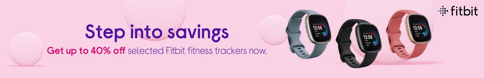 Fitbit fitness trackers.