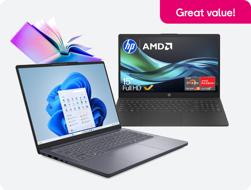 Lenovo and HP laptops