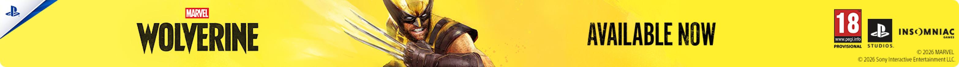 Marvel Wolverine Available Now