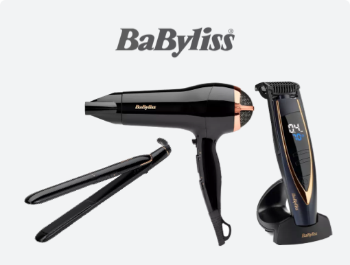 Stylish savings up to £50! On selected Babyliss hair & beauty tech