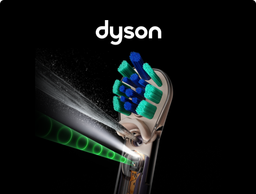 The Dyson CameraJet™ is the only toothbrush with a camera with Logo.
