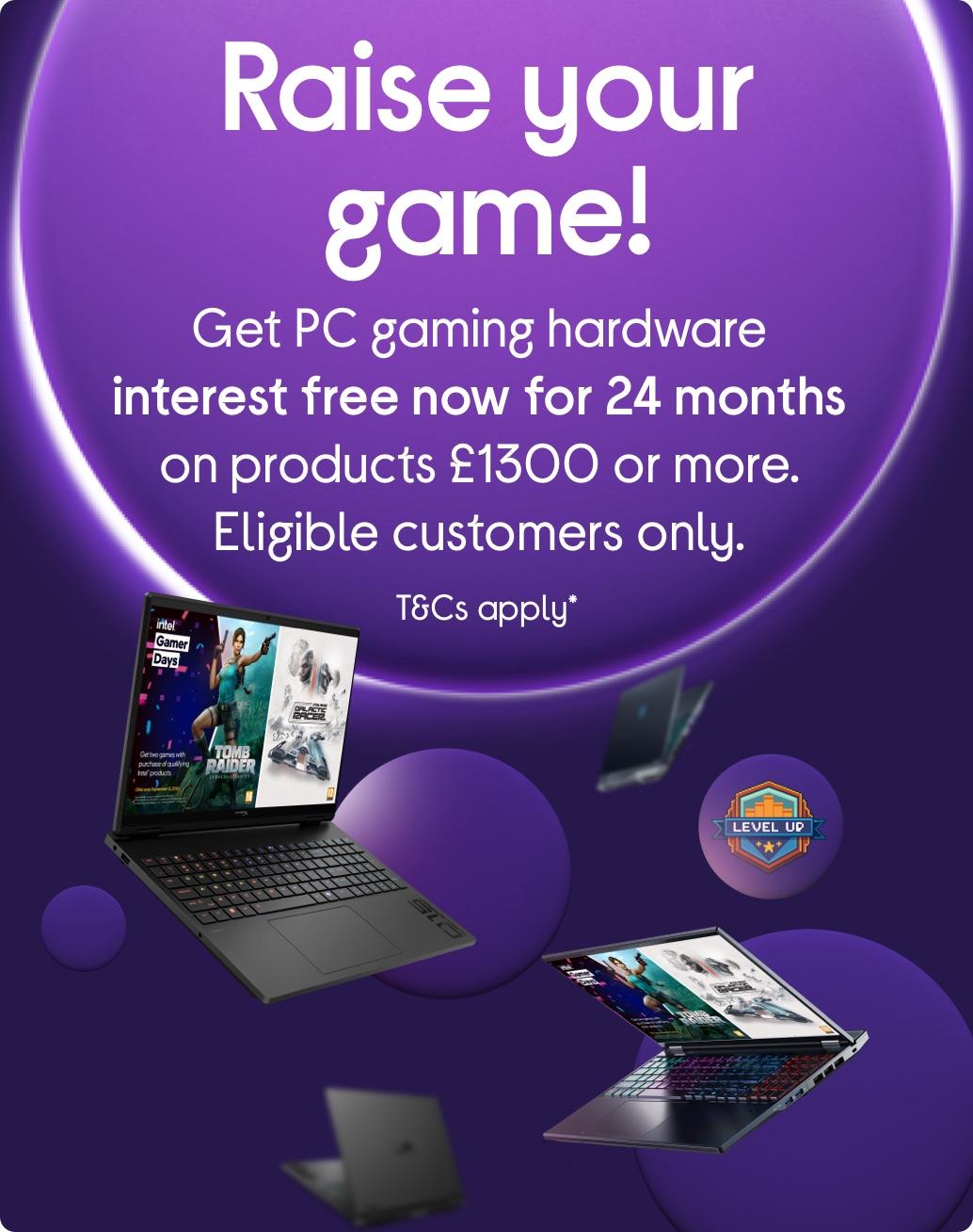 Images of gaming hardware products.