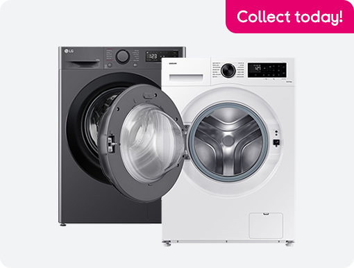 Washing machines to collect in-store today