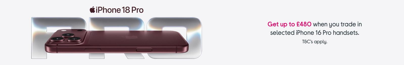 Image of iPhone 18 Pro with Logo