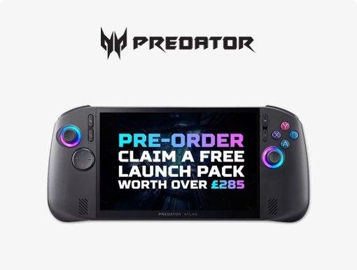 Imagery of Acer Predator Atlas 8 TMR plus logo