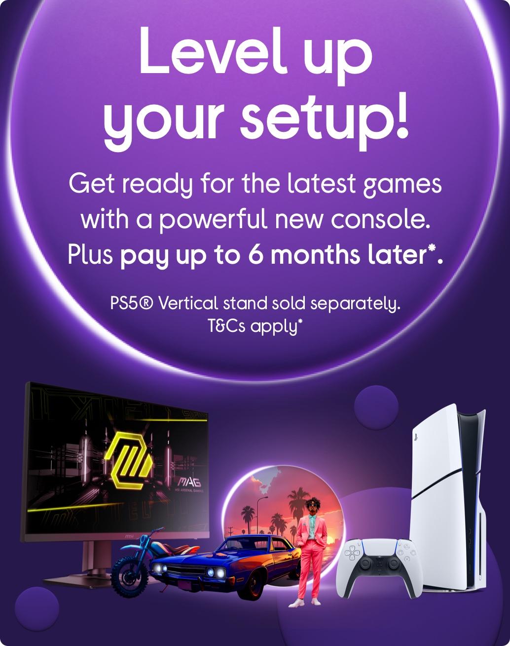 Images of gaming hardware products.