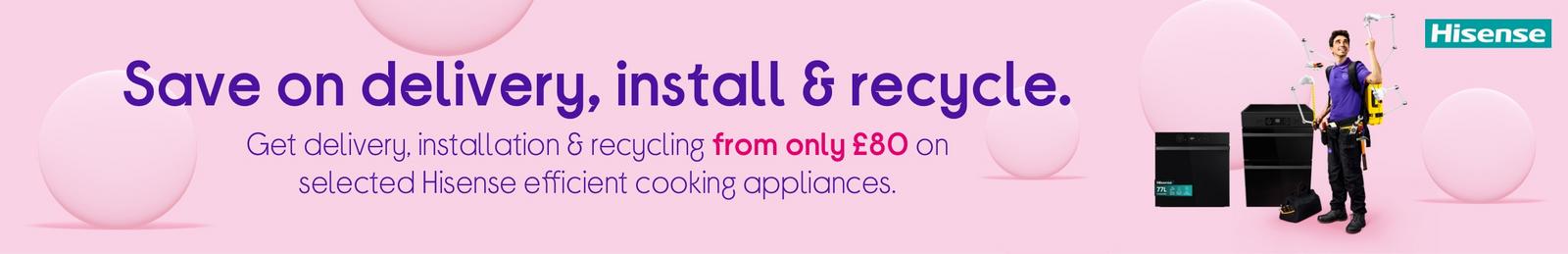 Shop selected Hoover efficient cooking. Get delivery, installation & recycling from only £80!