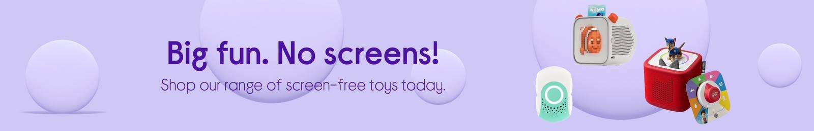 Shop our range of screen-free toys today.