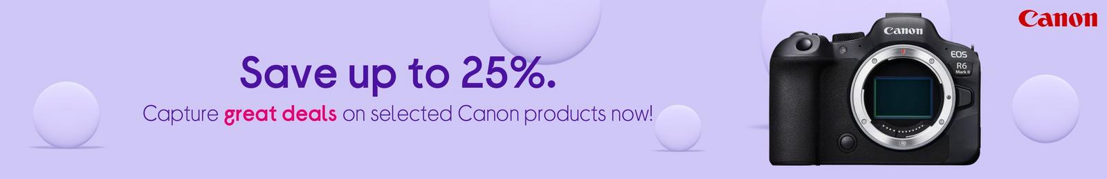 Canon products.