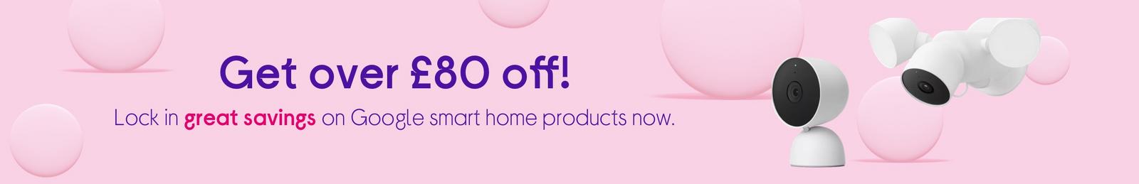 Google smart home products.