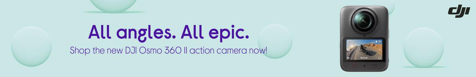 New DJI Osmo 360 II action camera now!