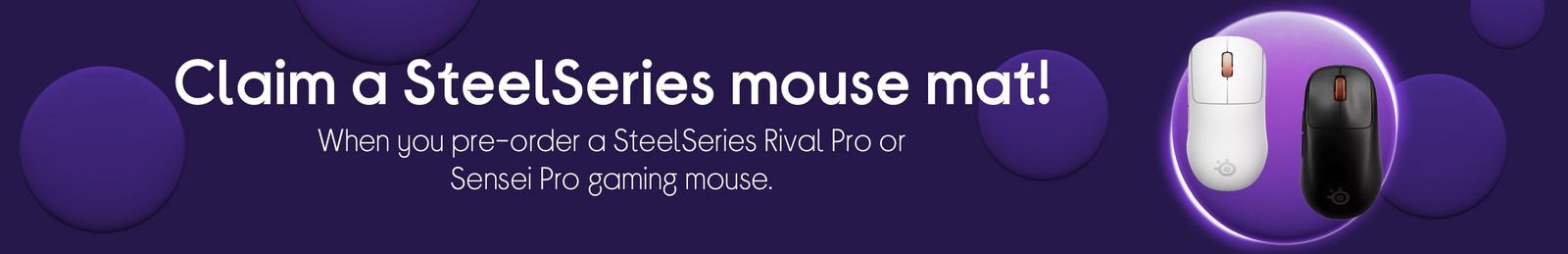 SteelSeries Rival Pro or Sensei Pro gaming mouse.