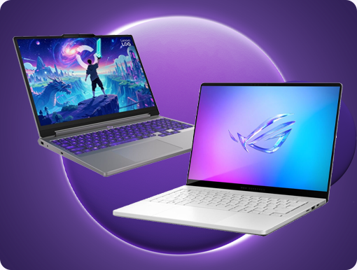 Lenovo and Asus gaming laptops