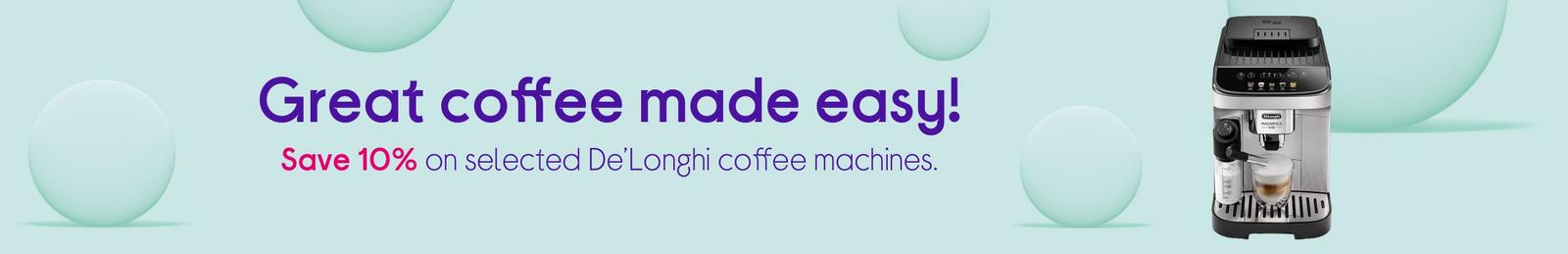 De'Longhi coffee machines.
