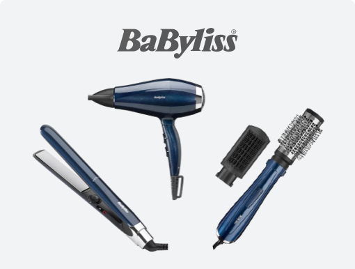 BABYLISS Sapphire Hot Air Stylers with Logo.