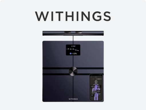WITHINGS BodyFit Smart Scale with Logo.