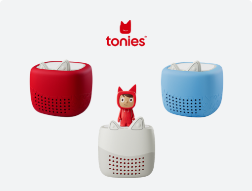 Shop the Toniebox Lite for screen-free fun.