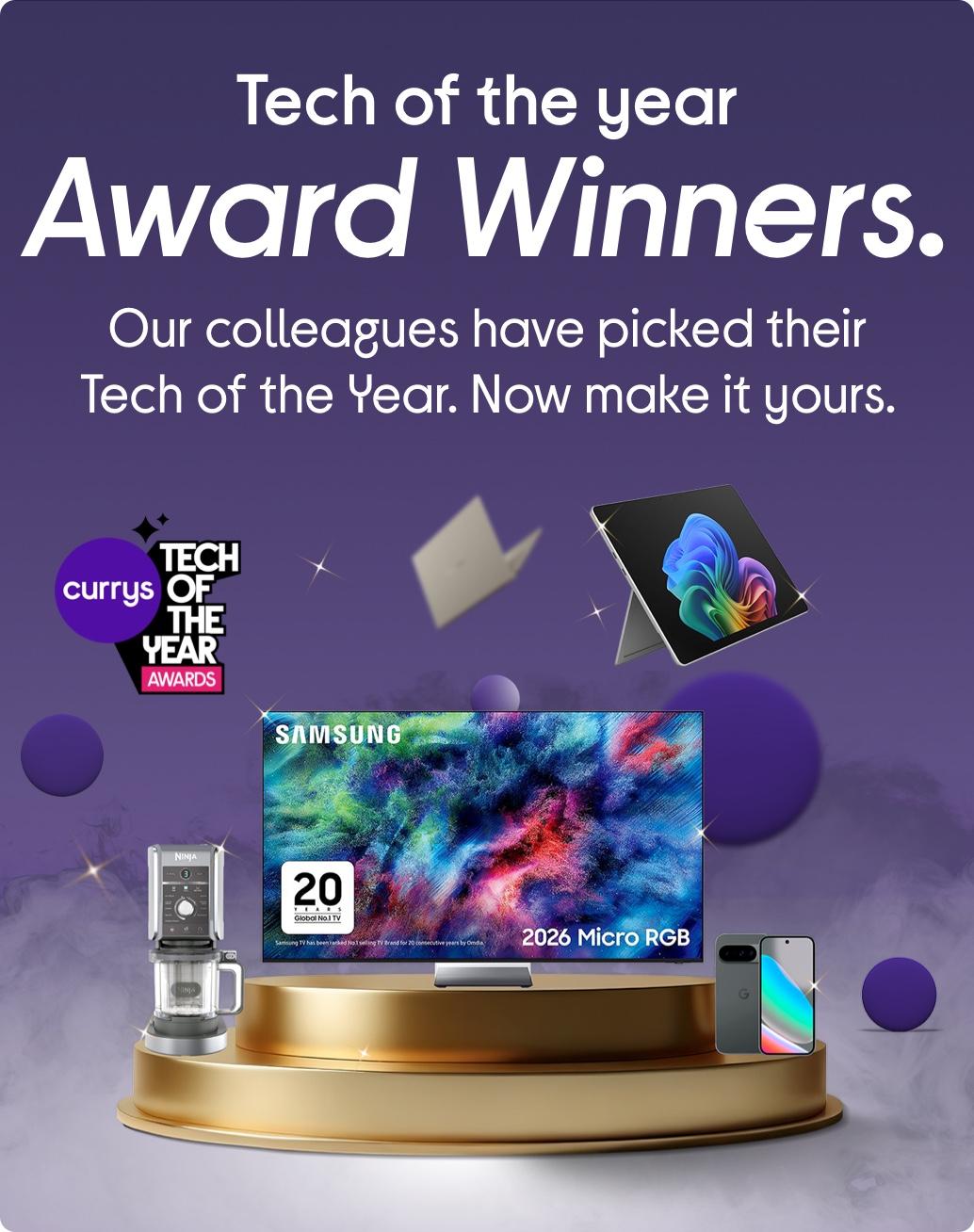 Images of TV, laptop, mobile phone and ice cream & frozen dessert maker