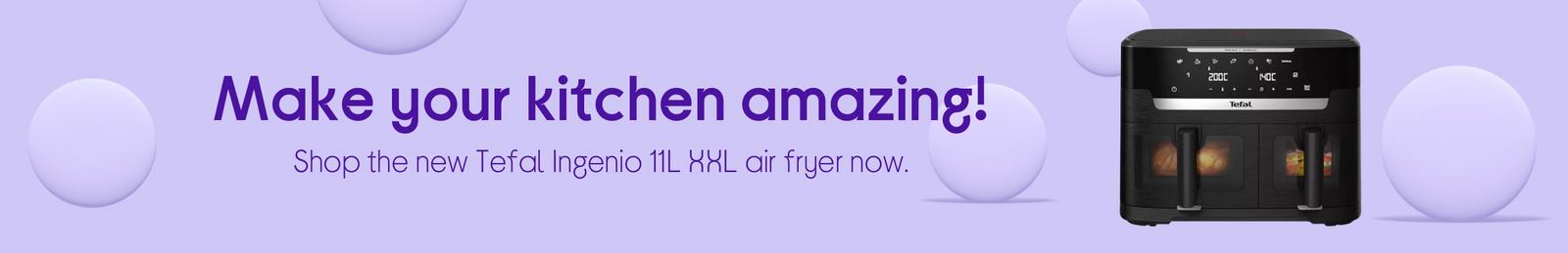 Tefal Ingenio 11L XXL air fryer now.