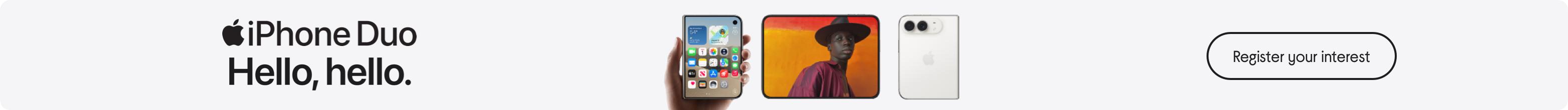 iPhone Duo Register Your Interest