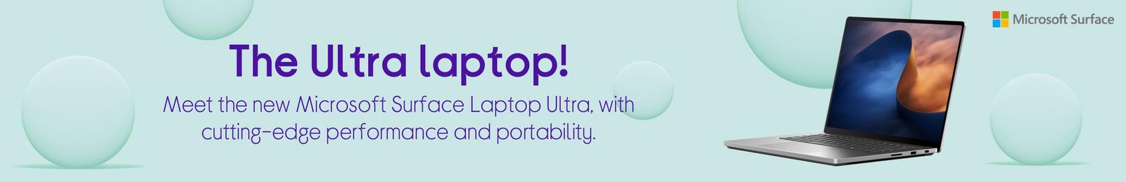new Microsoft Surface Laptop Ultra