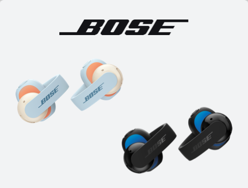 New Bose Sport Open earbuds with logo.
