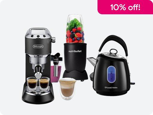 Coffee machine, blender, kettle
