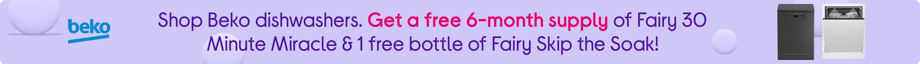 Get a free 6-month supply of Fairy 30 Minute Miracle & 1 free bottle of Fairy Skip the Soak!