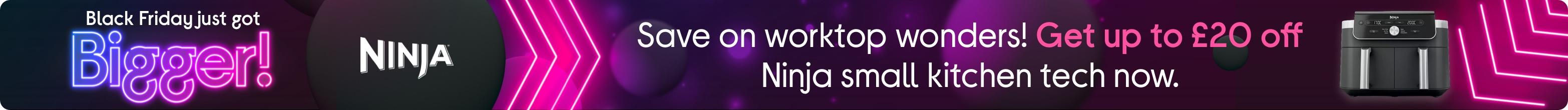 Save on worktop wonders! Get up to £20 off Ninja small kitchen tech now.