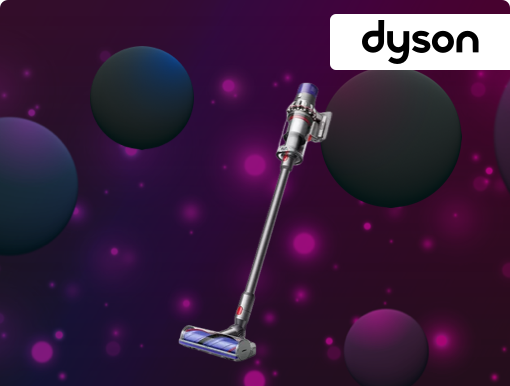 DYSON Cyclone V10 Total Clean Cordless Vacuum Cleaner with Logo.