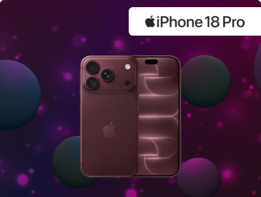 Image of iphone 18 pro with logo