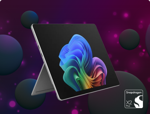 Imagery of laptop plus snapdragon logo