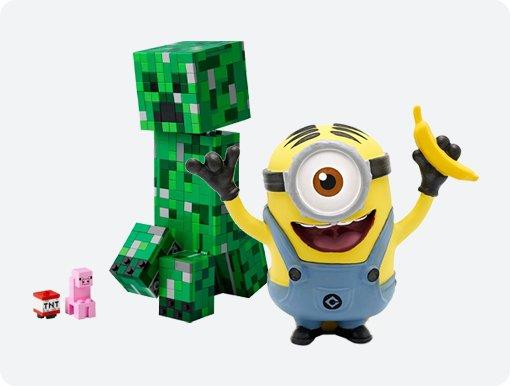 Minion Tonie and Minecraft Lego