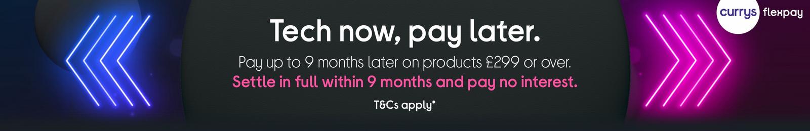 Pay as much or as little as you like for 9 months