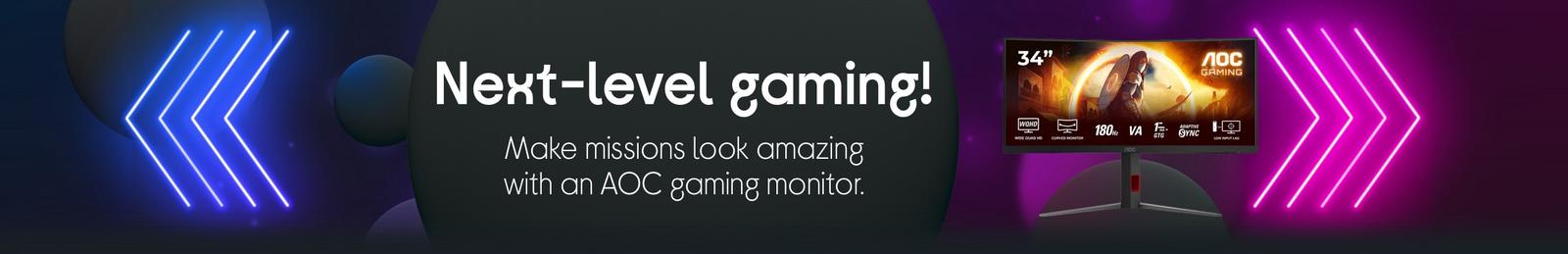 AOC gaming monitor