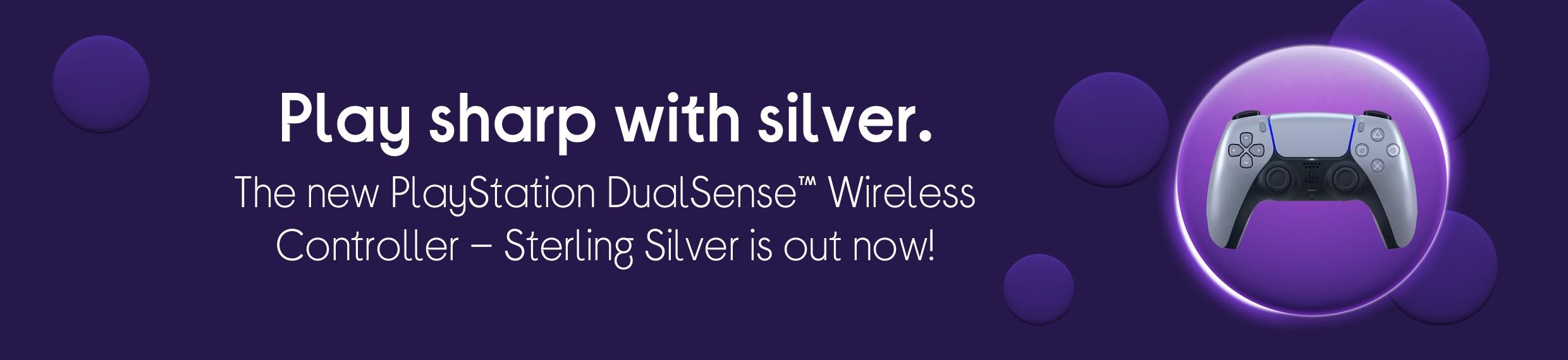 PlayStation DualSense Wireless Controller - Sterling Silver