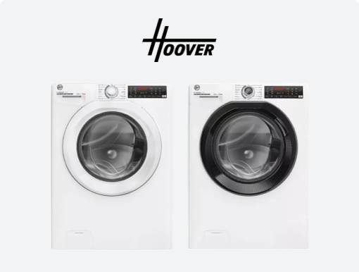 HOOVER WiFi-enabled 10kg 1600rpm Washing Machine, WiFi-enabled Washing Machine with Logo.