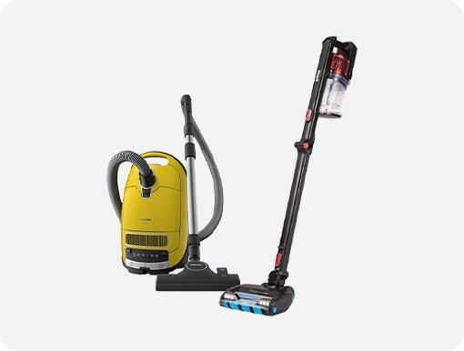 Shark and Miele vacuum cleaners