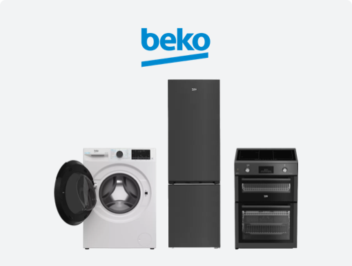 Máquina, frigorífico e forno Beko