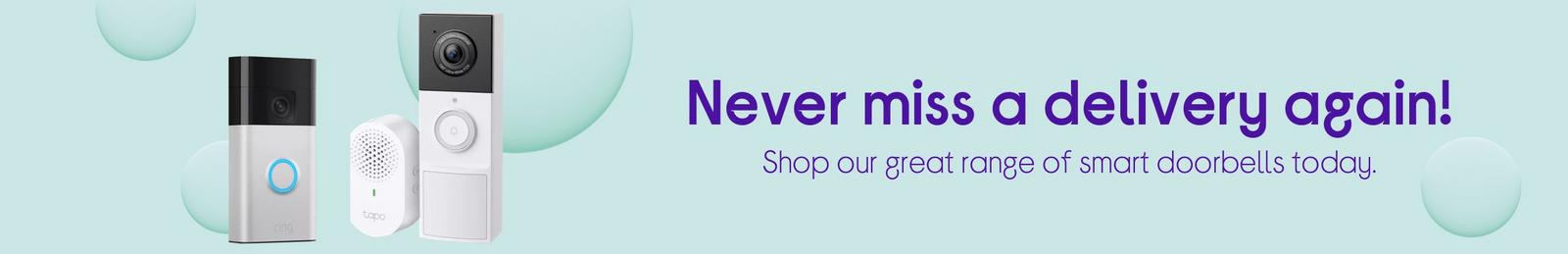 Shop our great range of smart doorbells today.