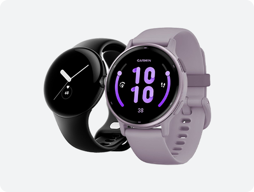 Garmin and Google Pixel smart watches