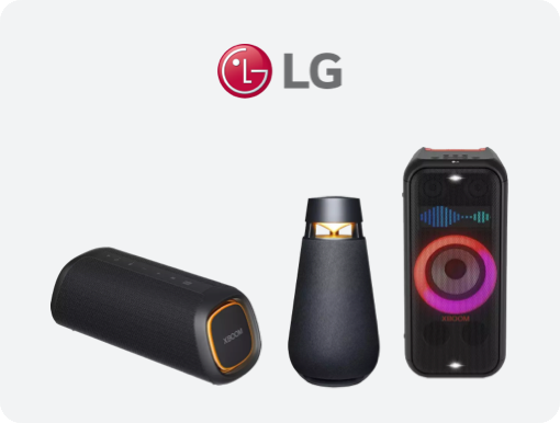 LG XBoom bluetooth speakers