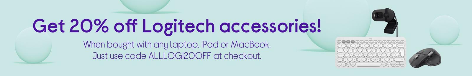 20% off Logitech accessories!