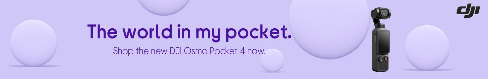 Shop the new DJI Osmo Pocket 4 now.