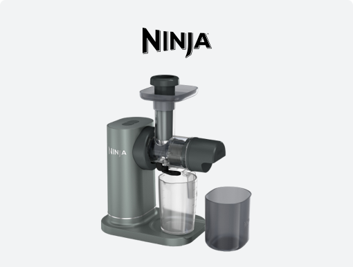 NINJA Cold Press JC152UK 3-in-1 Juicer with logo.