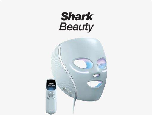 SHARk CryoGlow Under-Eye Cooling LED Anti-Ageing & Blemish Repair Mask with Logo.