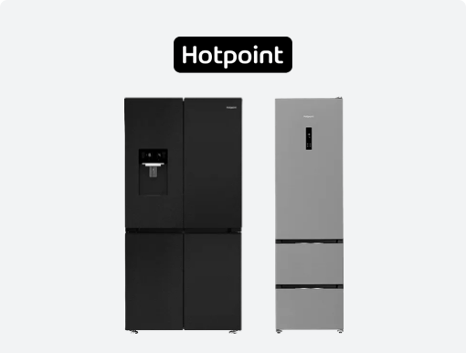 HOTPOINT Total No Frost VitalCare XK4UK Fridge Freezers with Logo.