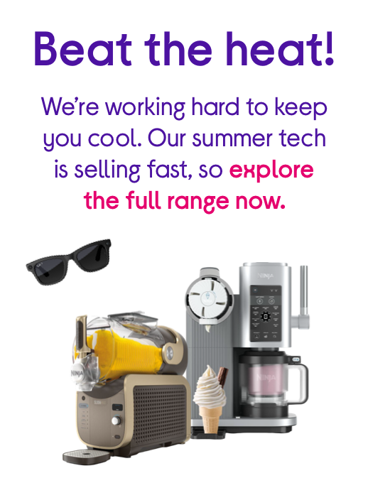 Beat the heat with our summer tech range