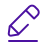 A pencil icon